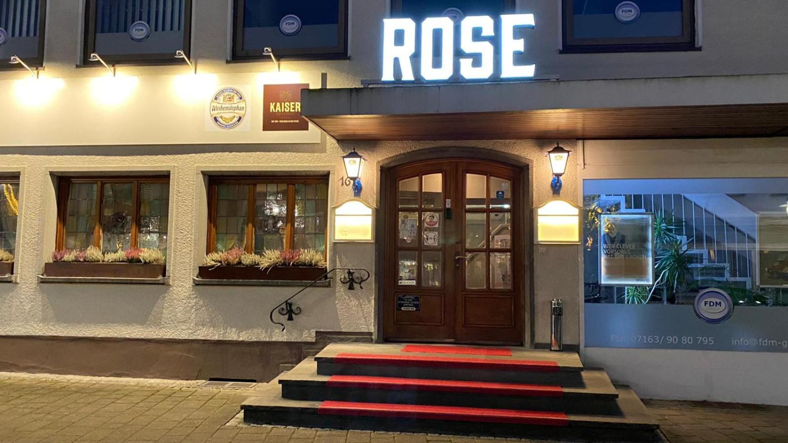 Hotel Goldene Rose Ebersbach an der Fils 외부 사진